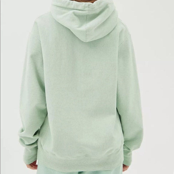 Champion light mint green reverse weave hoodie XS - Picture 6 of 7
